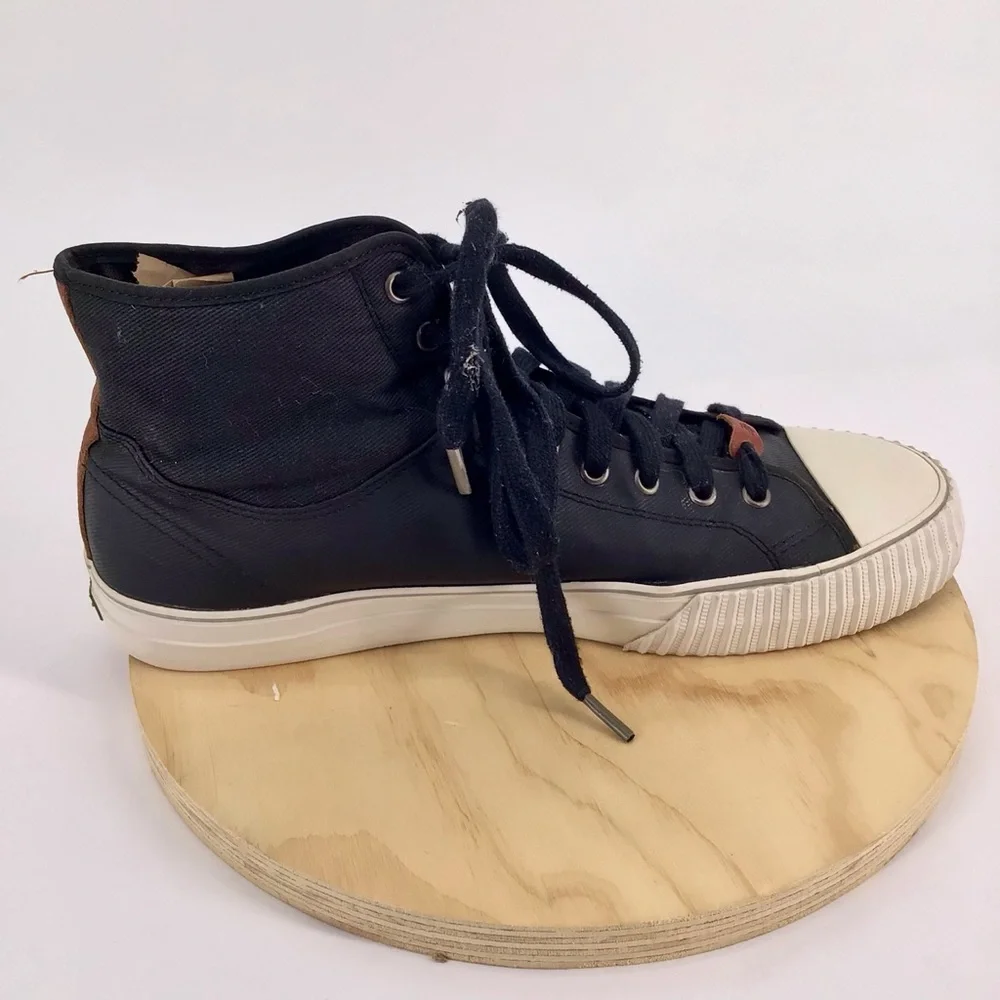 PF Flyers Men's/Women's Coated Canvas Hi Casual Sneaker Men's Sz 12/ Women 13.5 - Picture 11 of 16